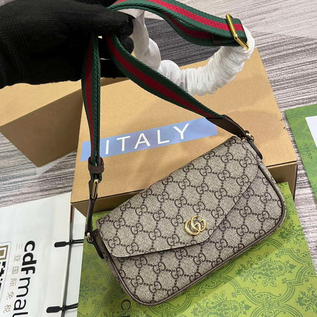 Gucci 764961 Ophidia Mini Bag Brown