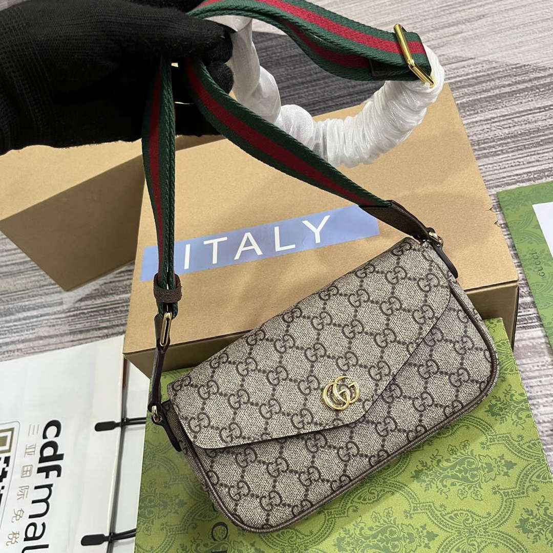 Gucci 764961 Ophidia Mini Bag Brown - Default Title - View 4
