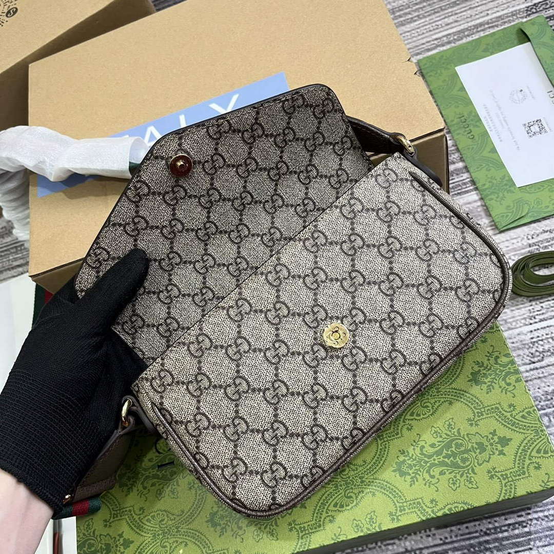 Gucci 764961 Ophidia Mini Bag Brown - Default Title - View 8
