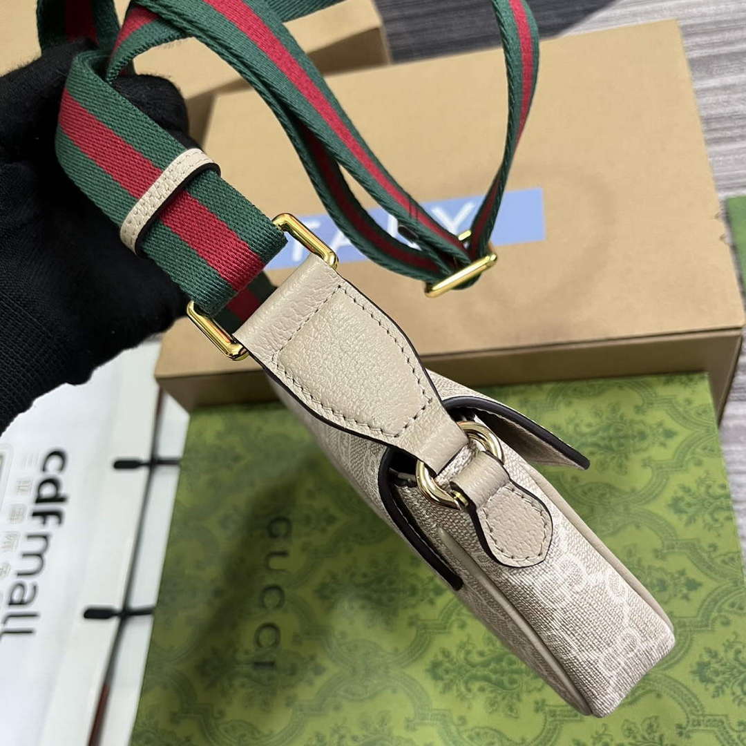 Gucci 764961 Ophidia Mini Bag Oatmeal - Default Title - View 3