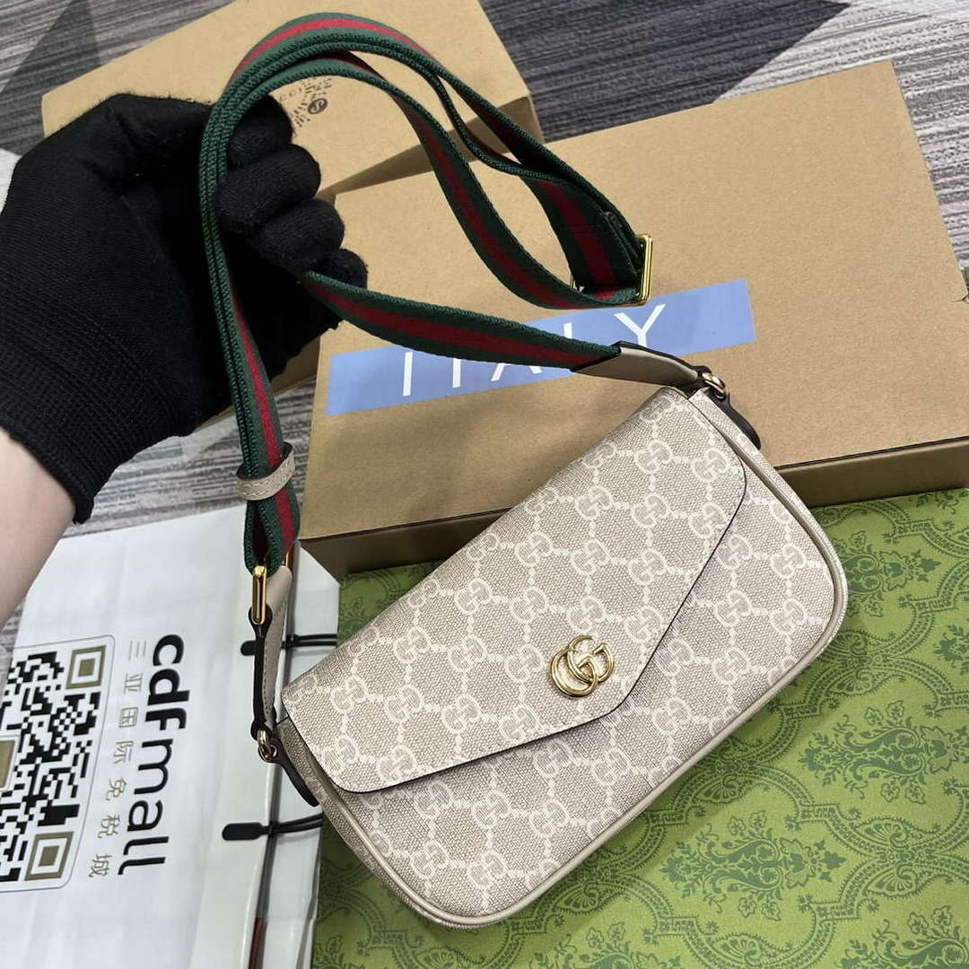 Gucci 764961 Ophidia Mini Bag Oatmeal - Default Title - View 4