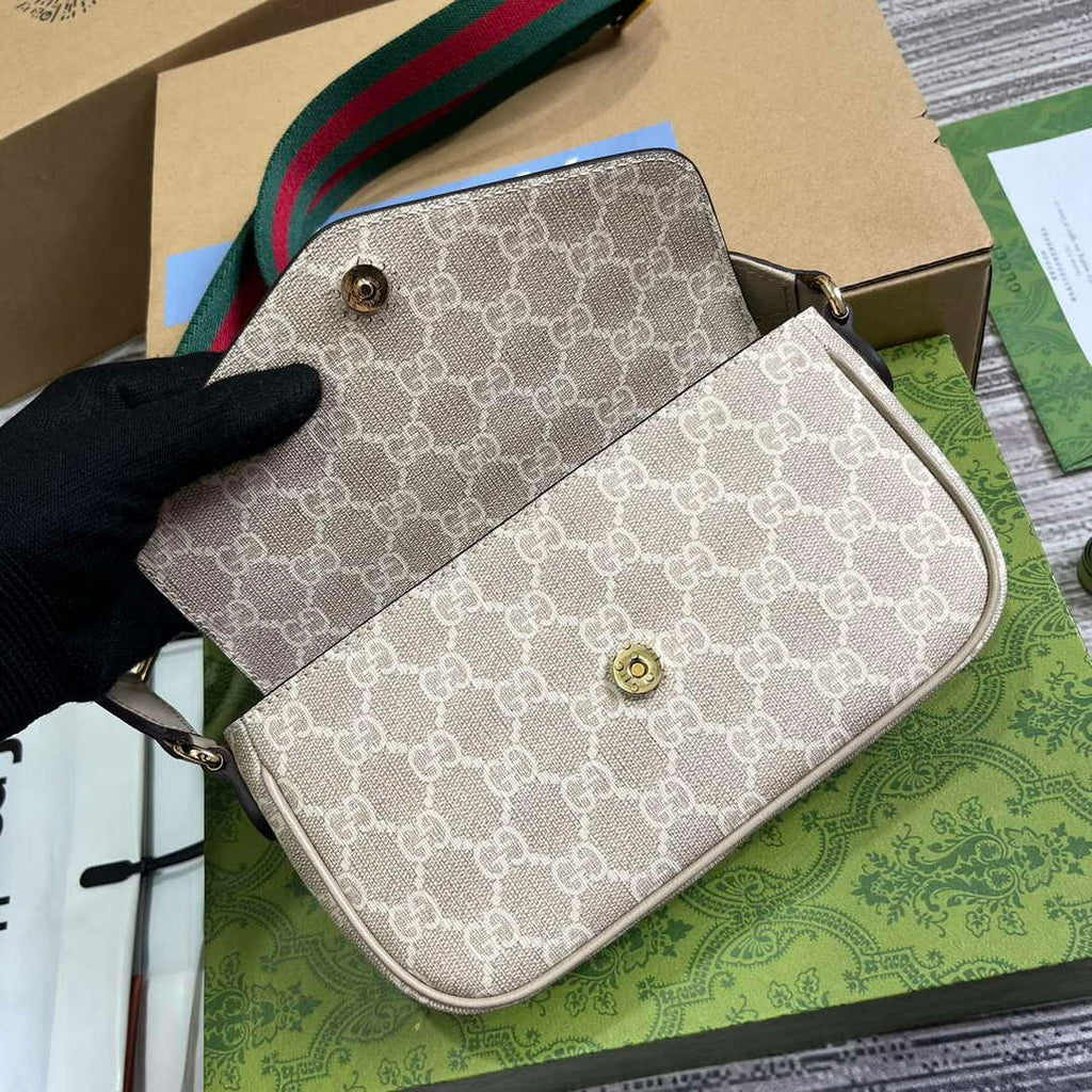 Gucci 764961 Ophidia Mini Bag Oatmeal