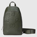 Gucci 766937 Jumbo GG Crossbody Bag Dark green - Default Title - View 1