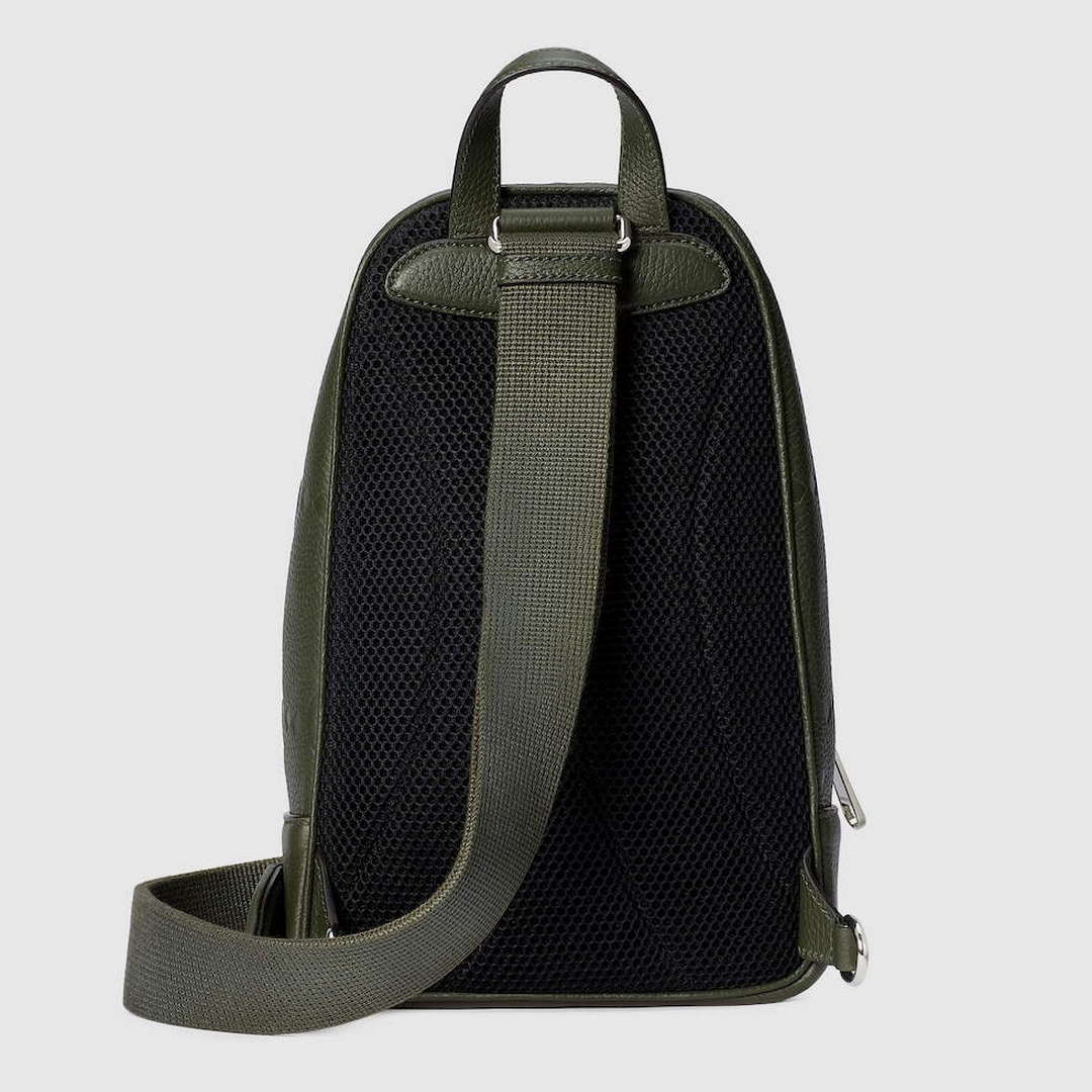 Gucci 766937 Jumbo GG Crossbody Bag Dark green - Default Title - View 3