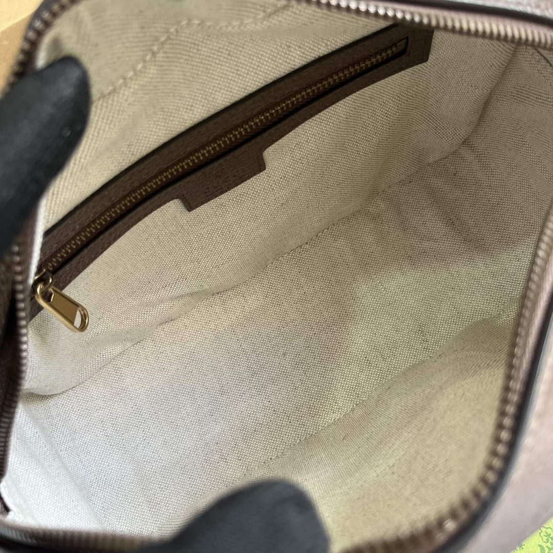 Gucci 767190 Ophidia Medium Messenger Bag Brown - Default Title - View 8