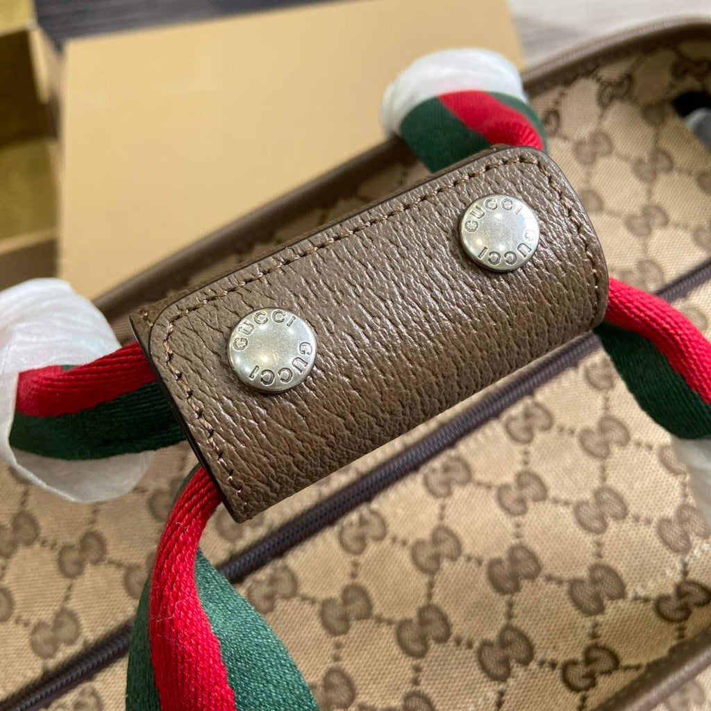 Gucci 768116 Original GG Diaper Bag Brown