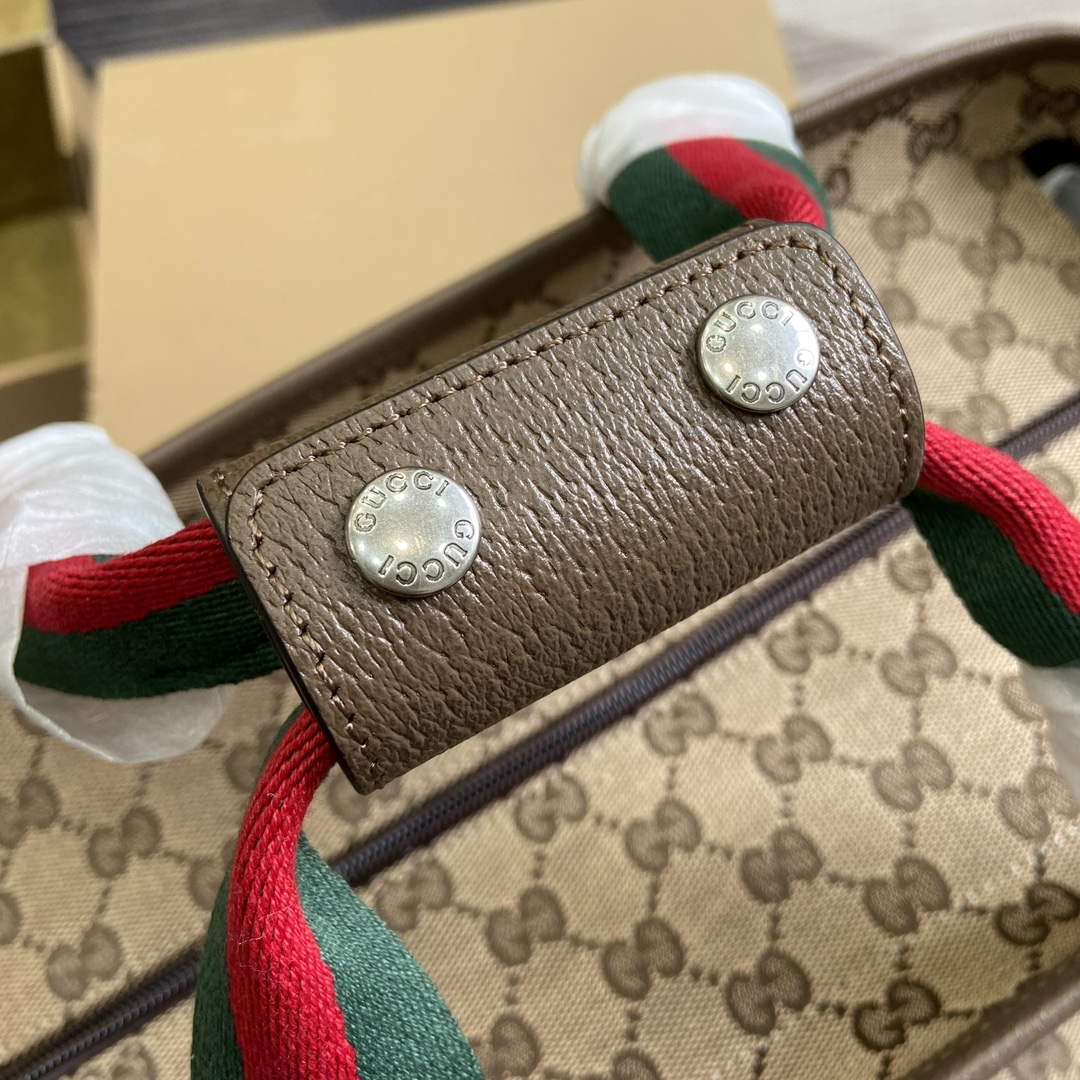 Gucci 768116 Original GG Diaper Bag Brown - Default Title - View 5