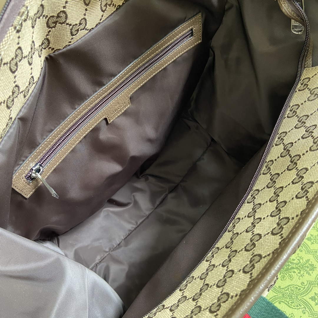 Gucci 768116 Original GG Diaper Bag Brown - Default Title - View 9