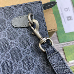 Gucci 768255 GG pouch with GG detail Black - Default Title - View 3