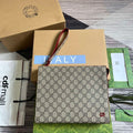 Gucci 768255 GG pouch with GG detail Red - Default Title - View 1