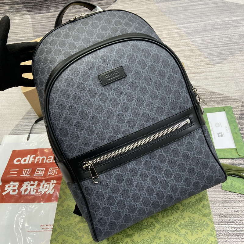 Gucci 771158 GG Supreme Canvas Backpack Black - Default Title - View 4