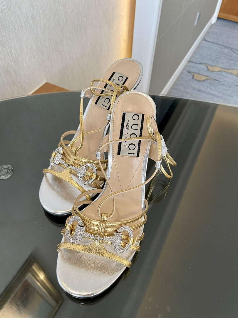 Gucci 771596 Women's High Heel Sandals Fashion Shoes G53215