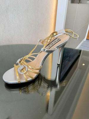 Gucci 771596 Women's High Heel Sandals Fashion Shoes G53215 - Euro 35=US 4 - View 5