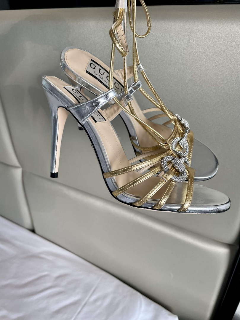 Gucci 771596 Women's High Heel Sandals Fashion Shoes G53215