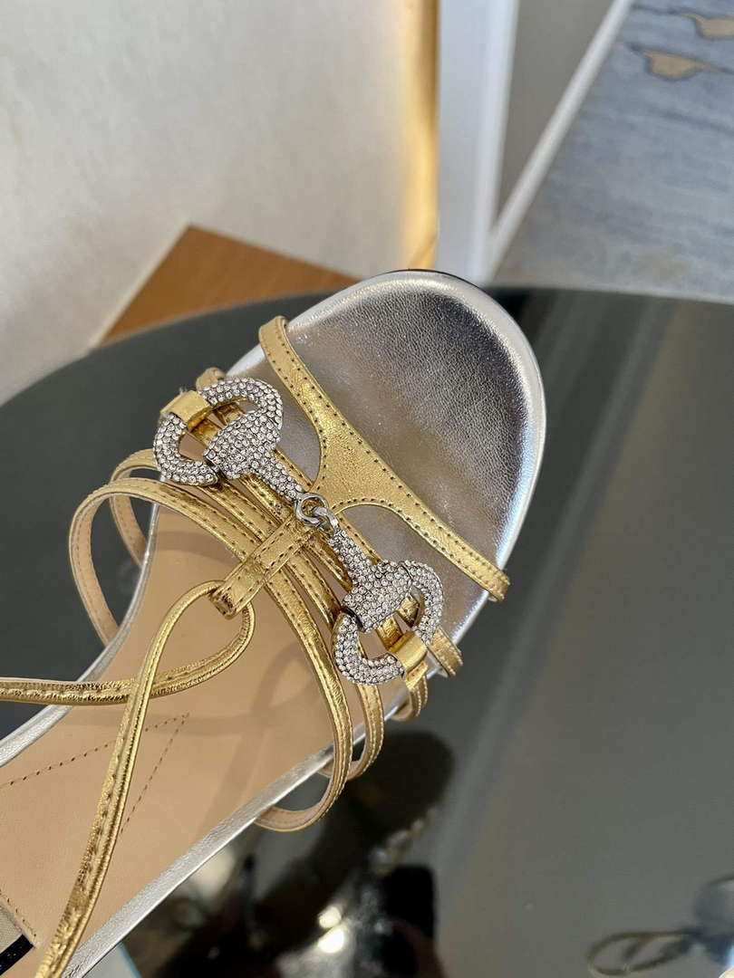 Gucci 771596 Women's High Heel Sandals Fashion Shoes G53215