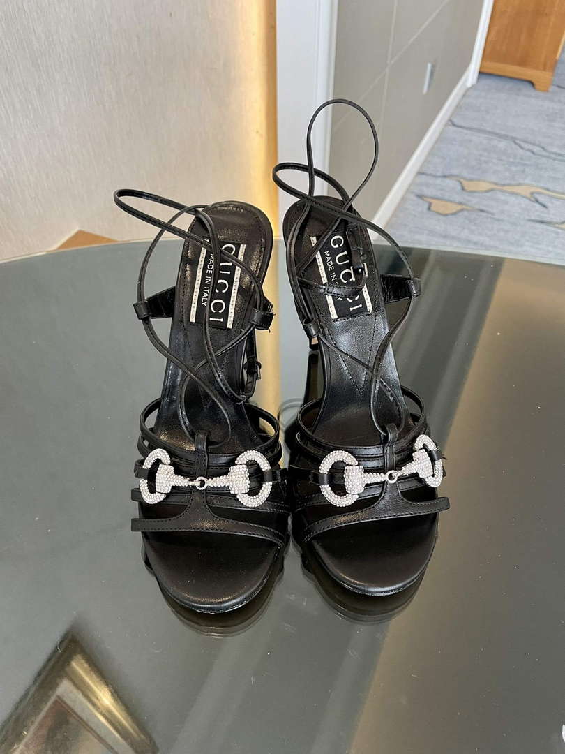Gucci 771596 Women's High Heel Sandals Fashion Shoes G53216