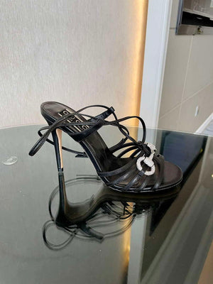 Gucci 771596 Women's High Heel Sandals Fashion Shoes G53216 - Euro 35=US 4 - View 4