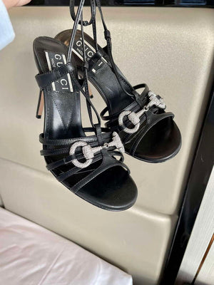 Gucci 771596 Women's High Heel Sandals Fashion Shoes G53216 - Euro 35=US 4 - View 7
