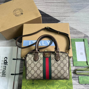 Gucci 772053 Gucci Ophidia GG Mini top handle bag Beige - Default Title - View 1