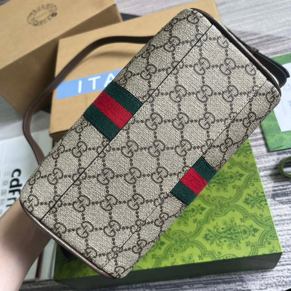 Gucci 772053 Gucci Ophidia GG Mini top handle bag Beige