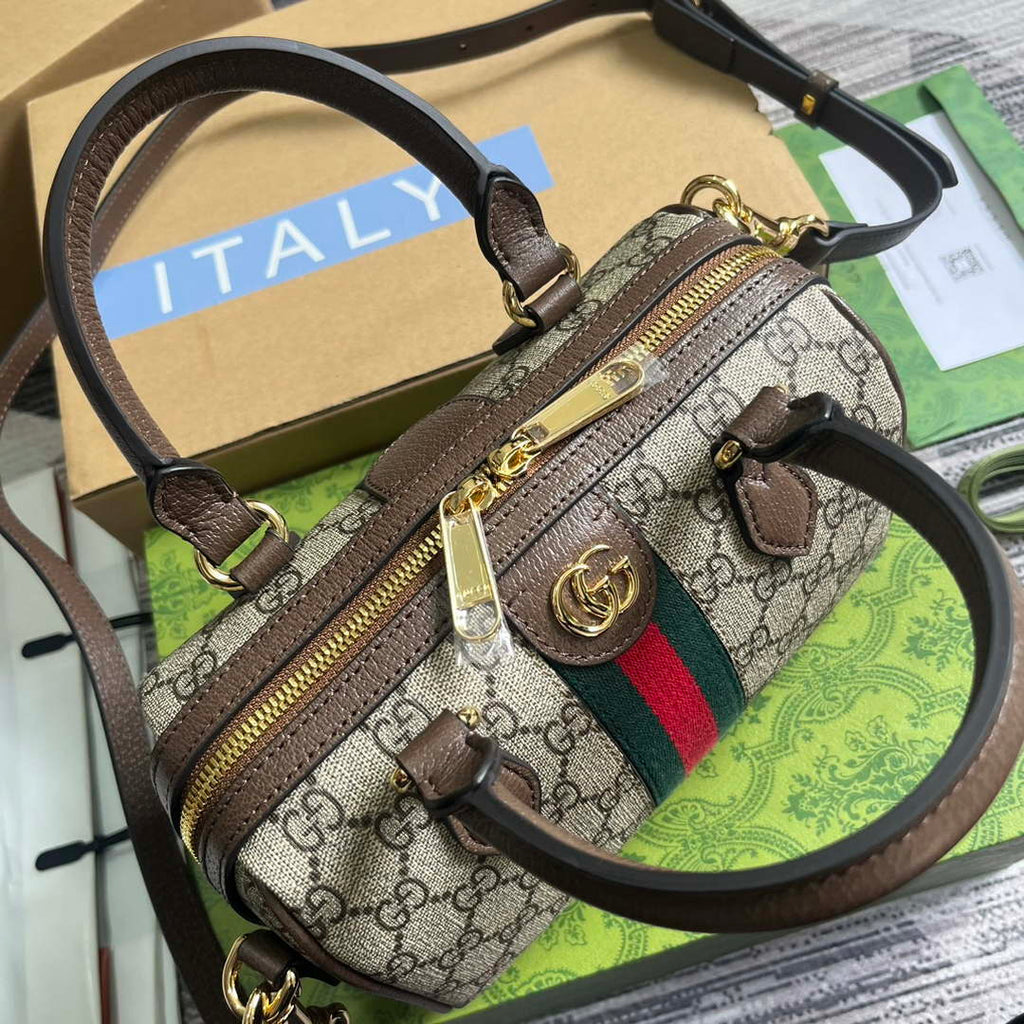 Gucci 772053 Gucci Ophidia GG Mini top handle bag Beige