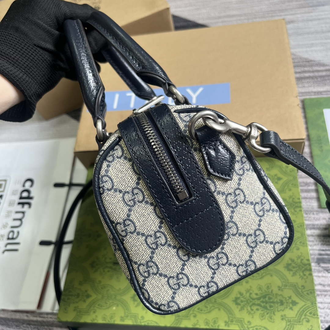 Gucci 772053 Gucci Ophidia GG Mini top handle bag Black