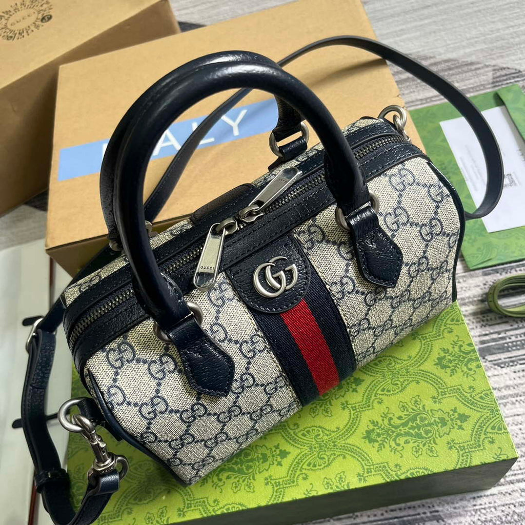 Gucci 772053 Gucci Ophidia GG Mini top handle bag Black