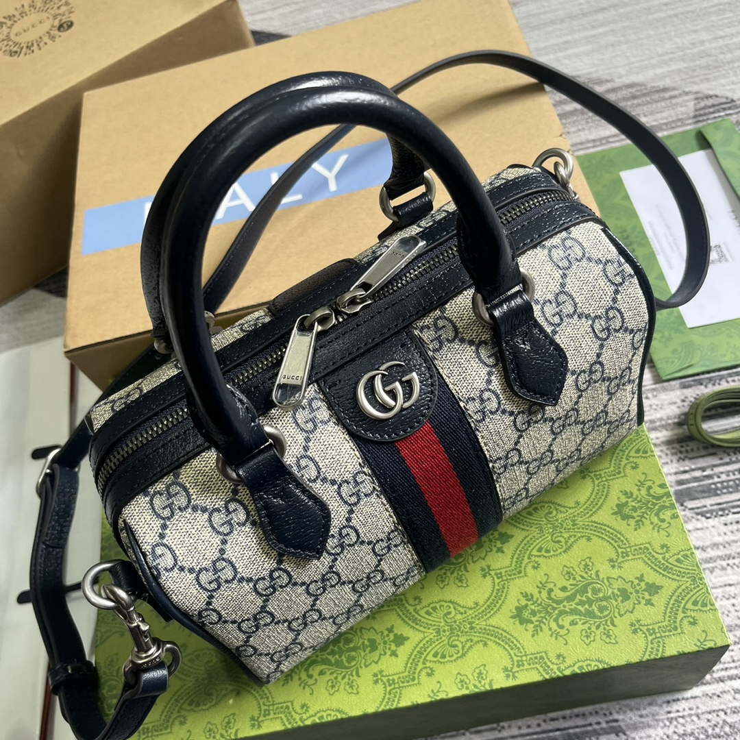 Gucci 772053 Gucci Ophidia GG Mini top handle bag Black - Default Title - View 8
