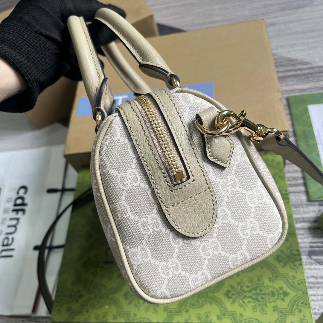 Gucci 772053 Gucci Ophidia GG Mini top handle bag Oatmeal
