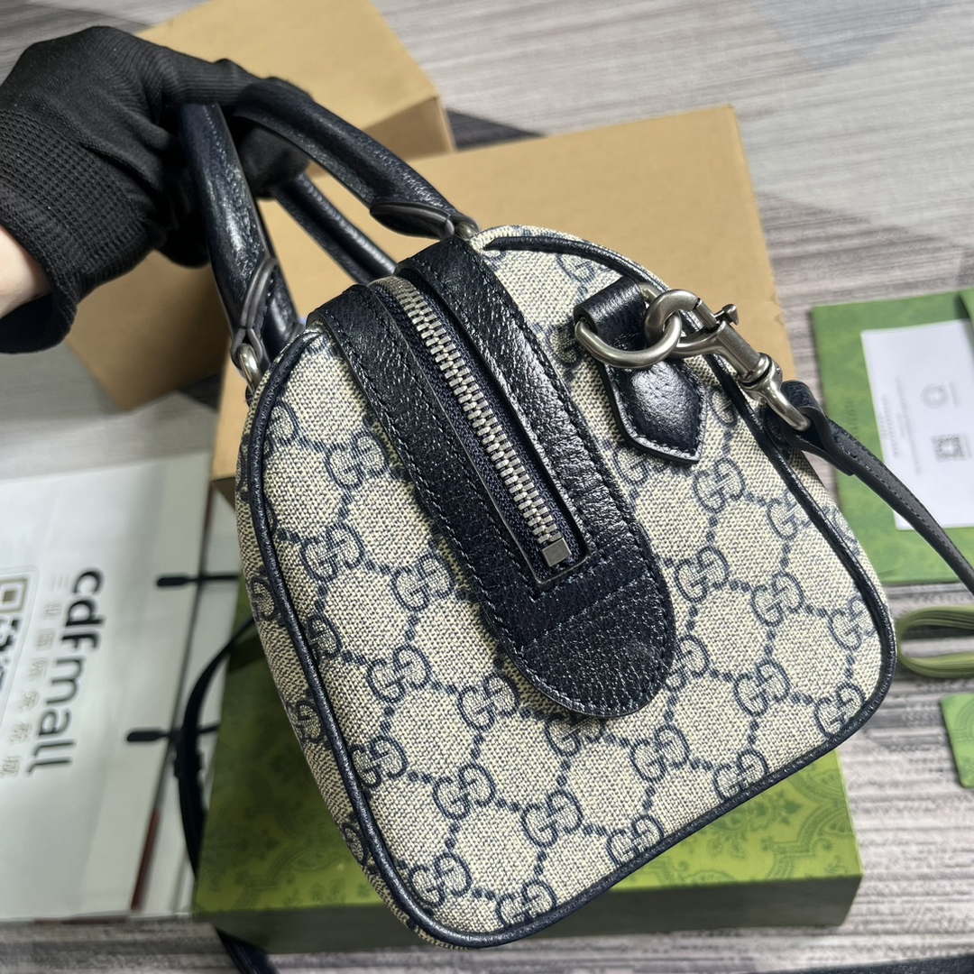 Gucci 772061 Gucci Ophidia GG Small top handle bag Black