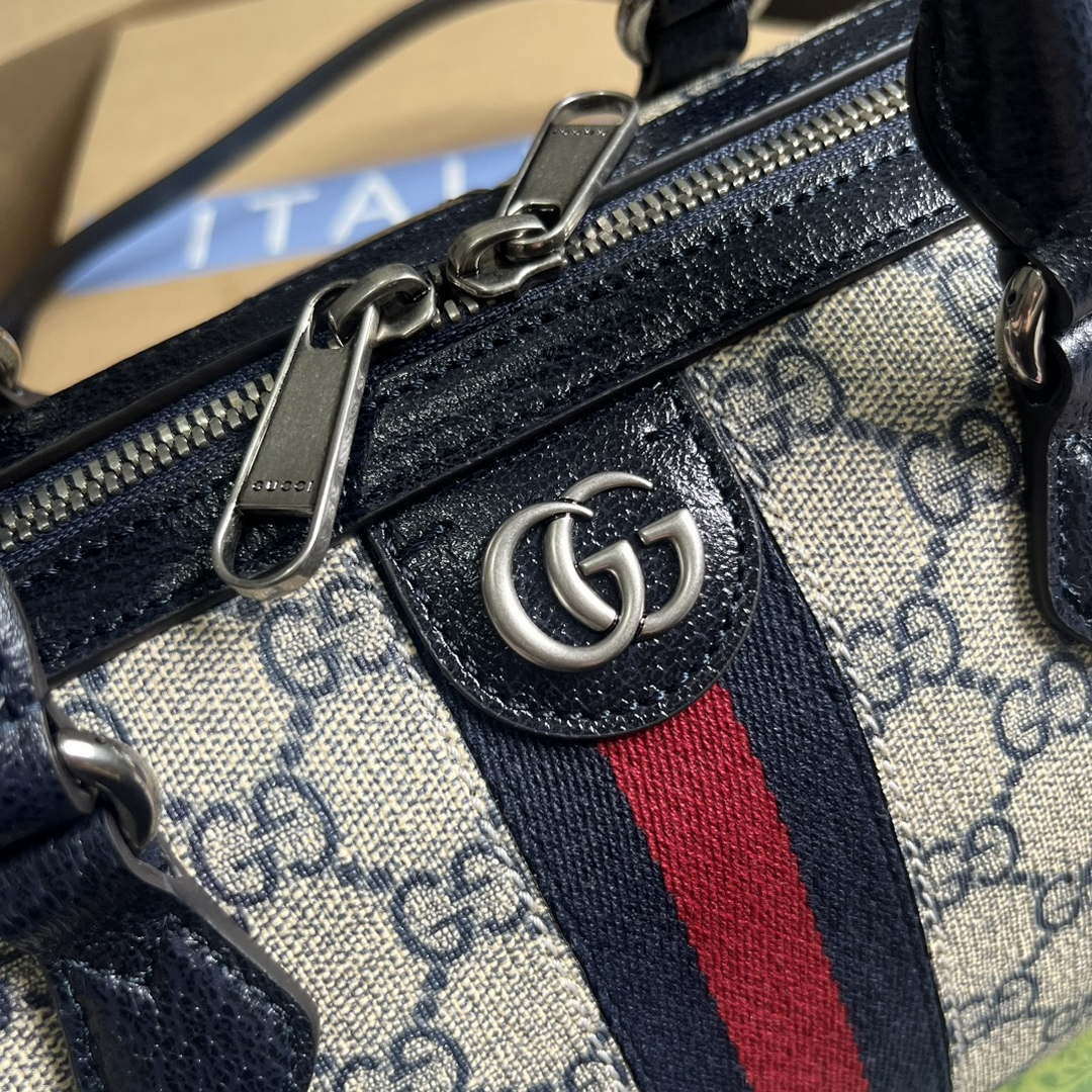 Gucci 772061 Gucci Ophidia GG Small top handle bag Black