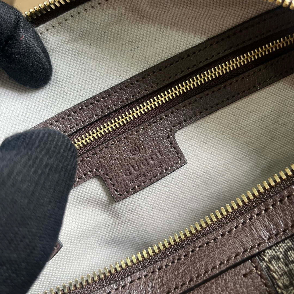 Gucci 772061 Gucci Ophidia GG Small top handle bag Brown