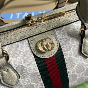 Gucci 772061 Gucci Ophidia GG Small top handle bag oatmeal - Default Title - View 5