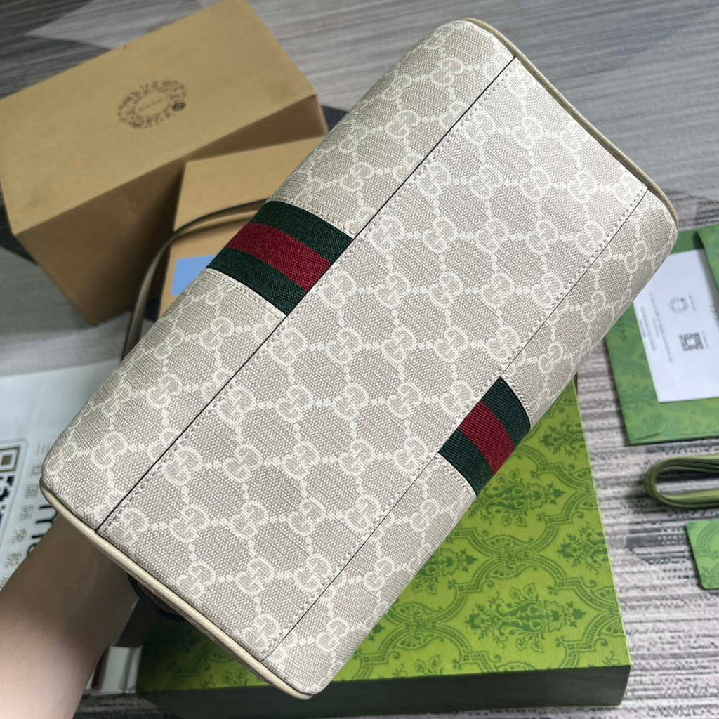 Gucci 772061 Gucci Ophidia GG Small top handle bag oatmeal