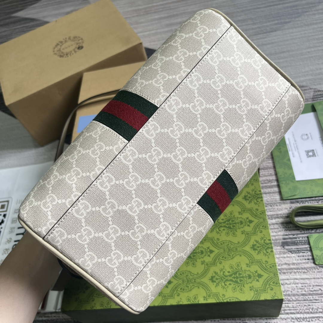 Gucci 772061 Gucci Ophidia GG Small top handle bag oatmeal - Default Title - View 6