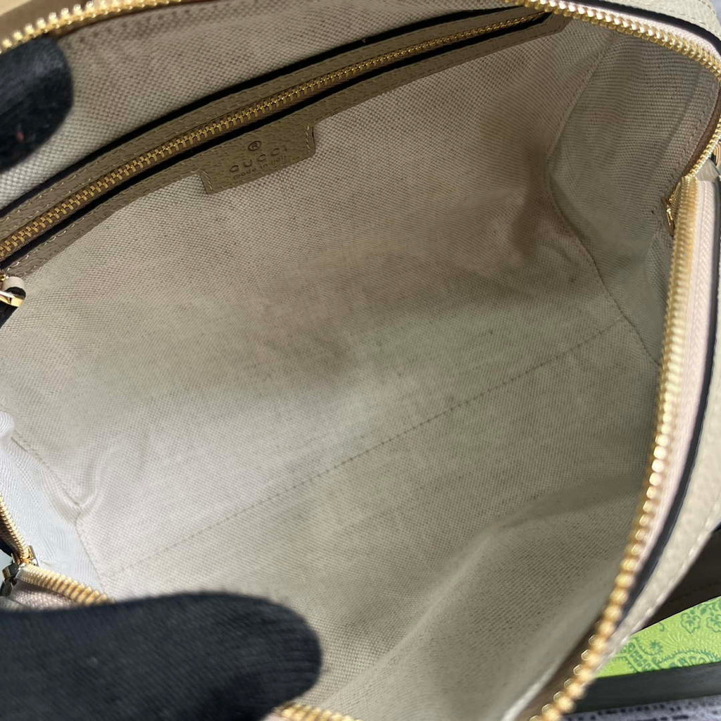 Gucci 772061 Gucci Ophidia GG Small top handle bag oatmeal