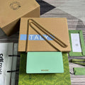 Gucci 772643 Chain Wallet With Gucci Script Pale green - Default Title - View 1
