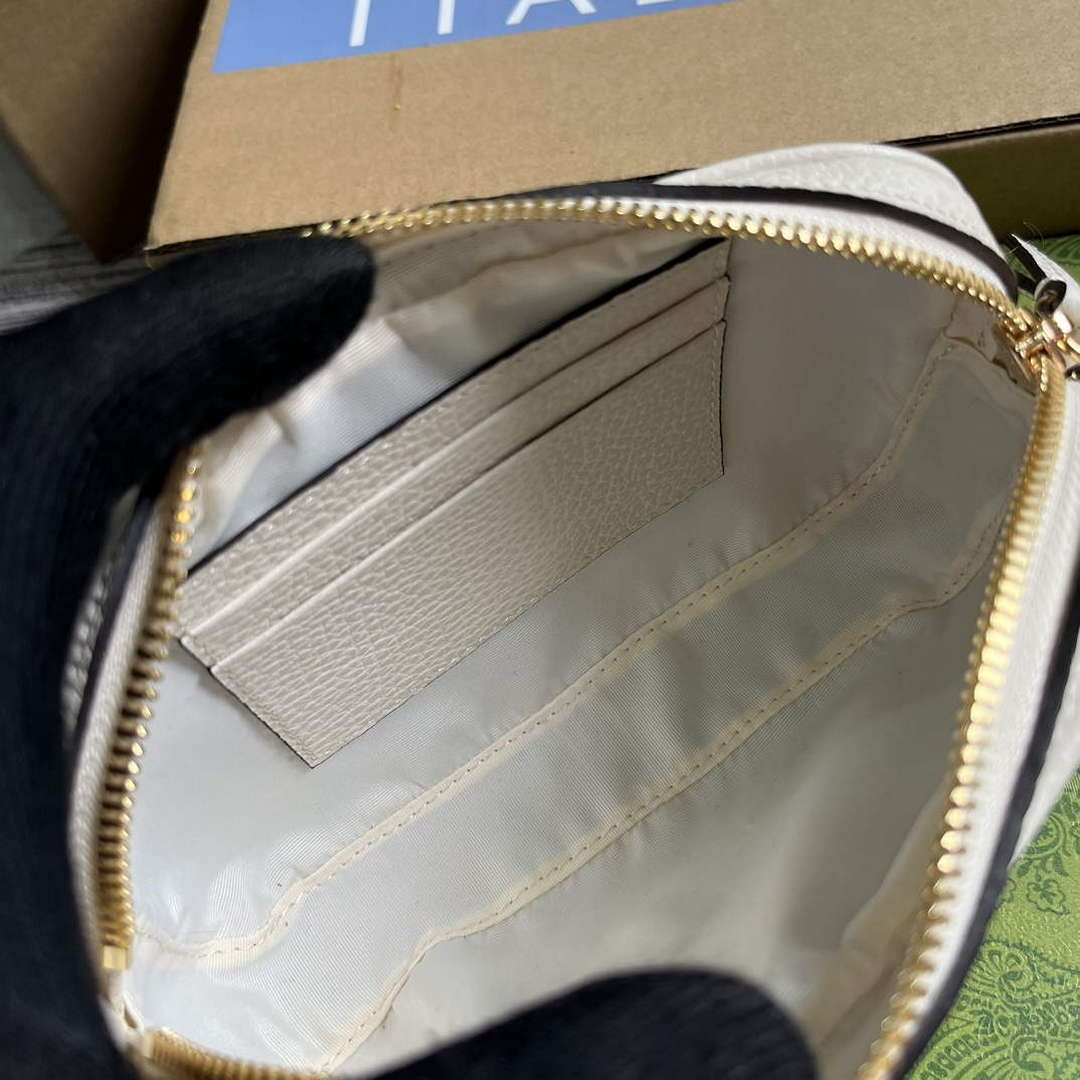 Gucci 772759 GG Marmont Mini Shoulder Bag White - Default Title - View 9