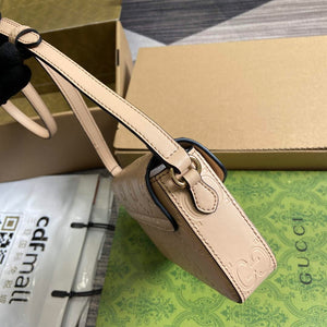 Gucci 772794 GG Super Mini Shoulder Bag Light beige - Default Title - View 3