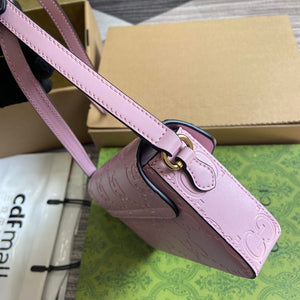 Gucci 772794 GG Super Mini Shoulder Bag Light purple - Default Title - View 3