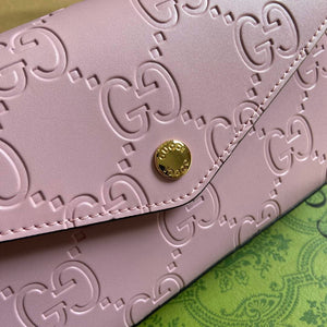 Gucci 772794 GG Super Mini Shoulder Bag Light purple - Default Title - View 5