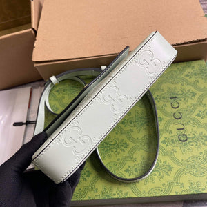Gucci 772794 GG Super Mini Shoulder Bag Pale green - Default Title - View 6