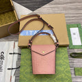 Gucci 772795 GG Super Mini Bucket Bag Light Pink