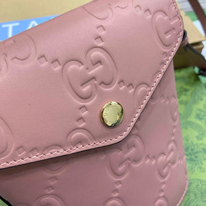 Gucci 772795 GG Super Mini Bucket Bag Light Pink - Default Title - View 6