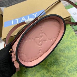 Gucci 772795 GG Super Mini Bucket Bag Light Pink - Default Title - View 7