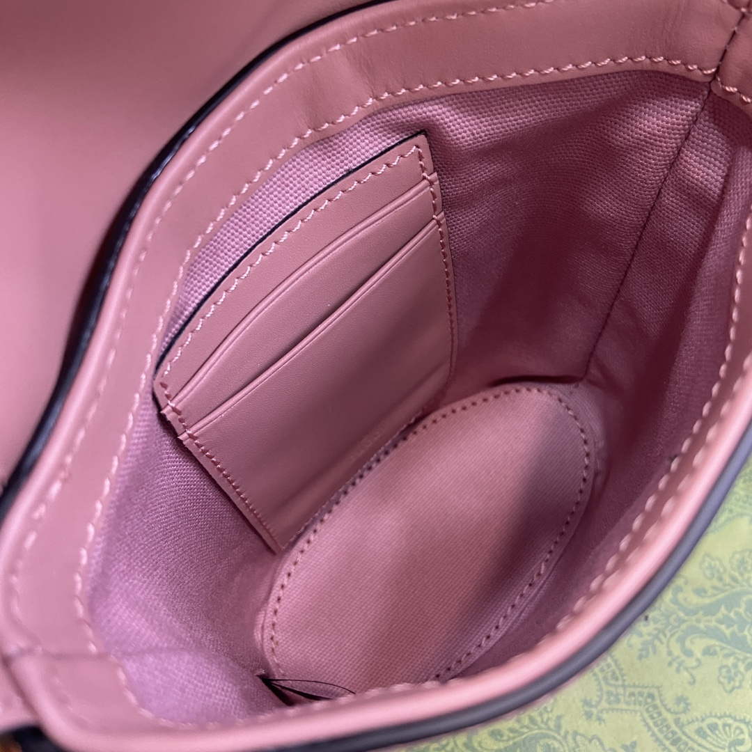 Gucci 772795 GG Super Mini Bucket Bag Light Pink - Default Title - View 9