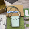 Gucci 772795 GG Super Mini Bucket Bag Pale Green - Default Title - View 1