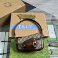 Gucci 774209 Gucci Horsebit 1955 Mini Shoulder Bag Brown
