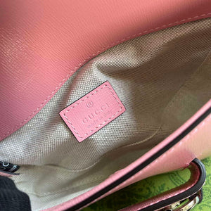 Gucci 774209 Gucci Horsebit 1955 Mini Shoulder Bag Pink - Default Title - View 9