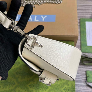 Gucci 774209 Gucci Horsebit 1955 Mini Shoulder Bag White - Default Title - View 7